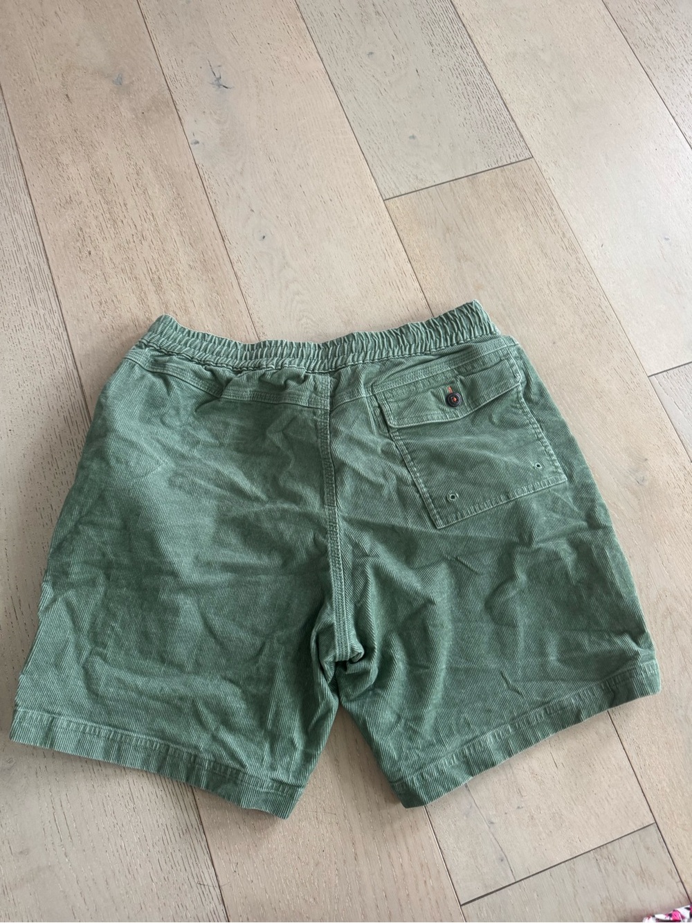 Howler Bros Pressure Drop Cord Shorts Green Corduroy Size 32 Drawstring Outdoor - Picture 5 of 8